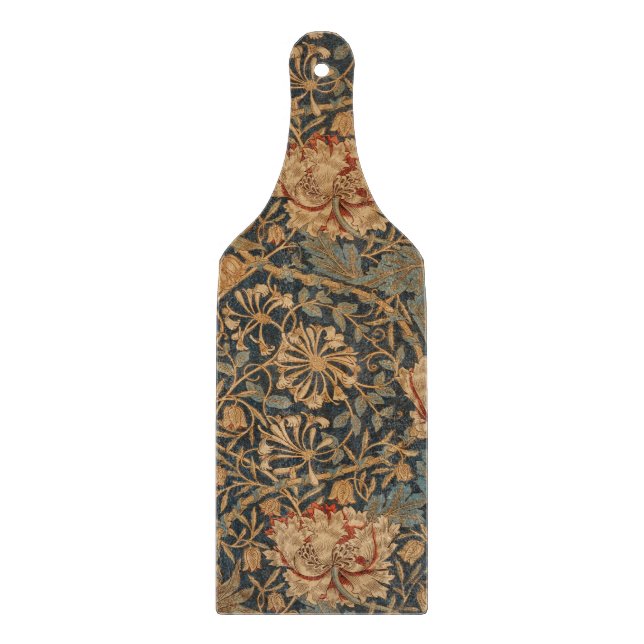 William Morris Honeysuckle Rich Wallpaper Cutting Board (Front)