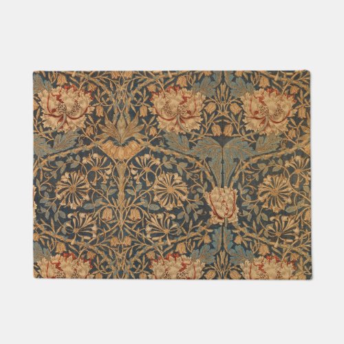 William Morris Honeysuckle Rich Wallpaper Doormat