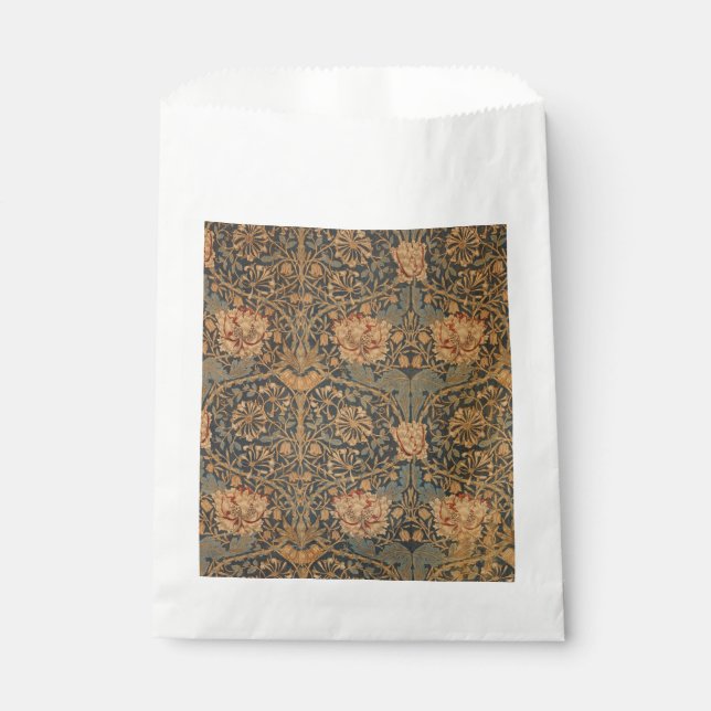 William Morris Honeysuckle Rich Wallpaper Favor Bag (Front)