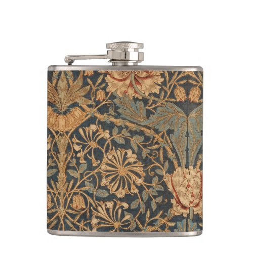 William Morris Honeysuckle Rich Wallpaper Flask