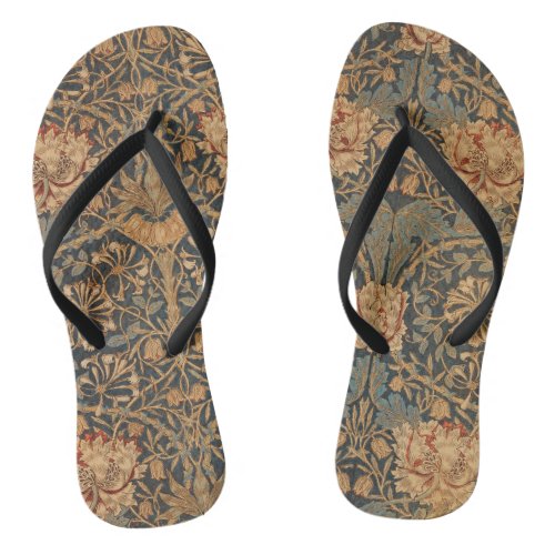 William Morris Honeysuckle Rich Wallpaper Flip Flops