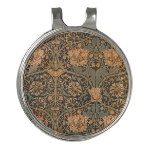 William Morris Honeysuckle Rich Wallpaper Golf Hat Clip