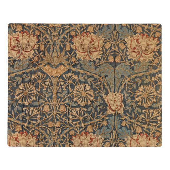 William Morris Honeysuckle Rich Wallpaper Jigsaw Puzzle (Puzzle Horizontal)