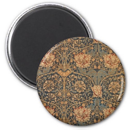 William Morris Honeysuckle Rich Wallpaper Magnet