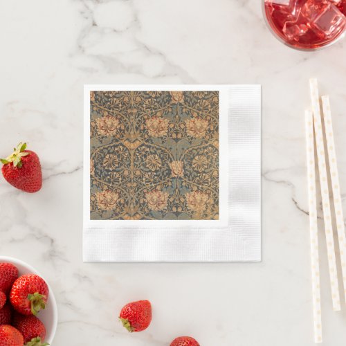 William Morris Honeysuckle Rich Wallpaper Napkins