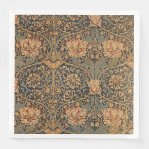 William Morris Honeysuckle Rich Wallpaper Paper Dinner Napkins