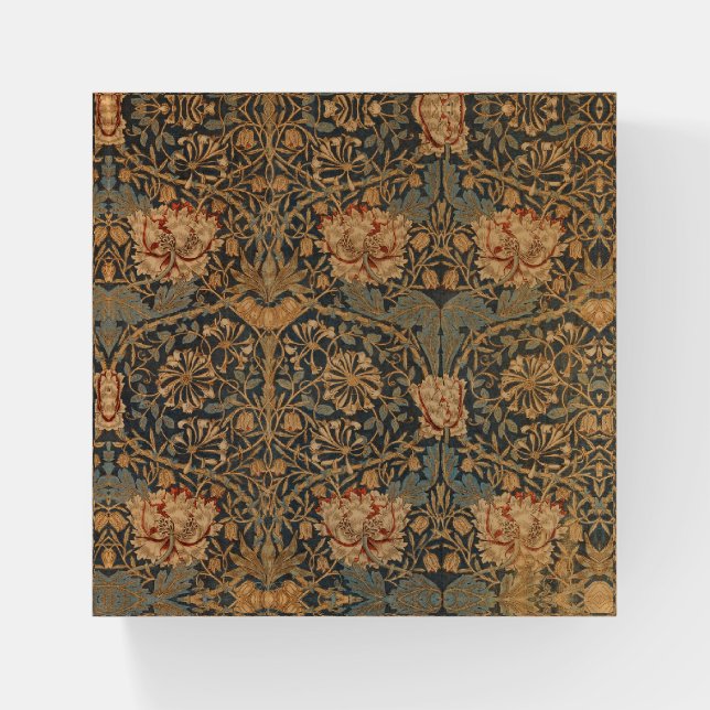 William Morris Honeysuckle Rich Wallpaper Paperweight (Front)