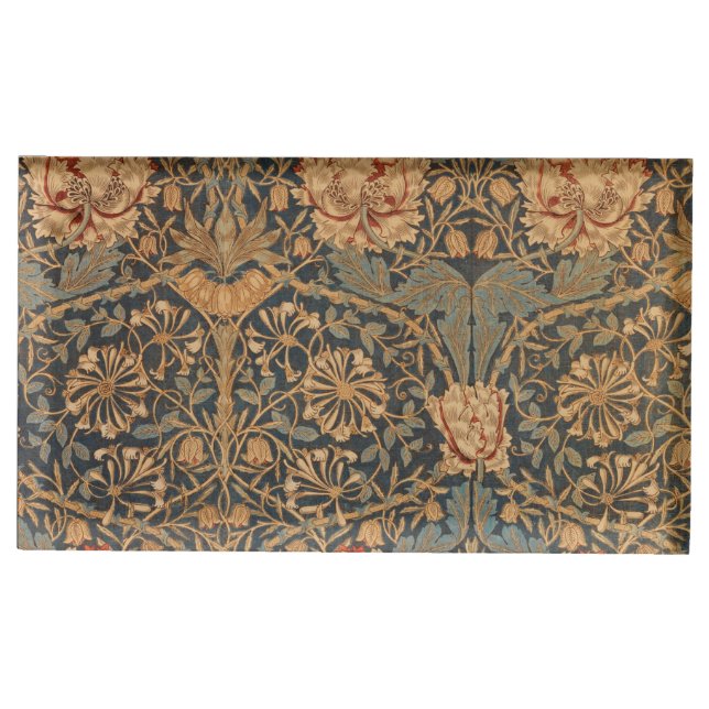 William Morris Honeysuckle Rich Wallpaper Place Card Holder (Front)