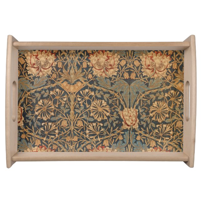 William Morris Honeysuckle Rich Wallpaper Serving Tray (Front)