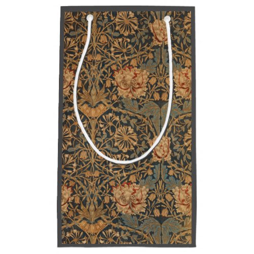 William Morris Honeysuckle Rich Wallpaper Small Gift Bag