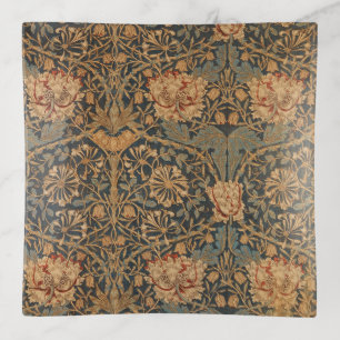 William Morris Honeysuckle Rich Wallpaper Trinket Tray