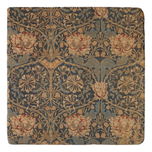 William Morris Honeysuckle Rich Wallpaper Trivet
