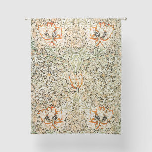 William * Morris Honeysuckle Vintage Botanical Sheer Curtains