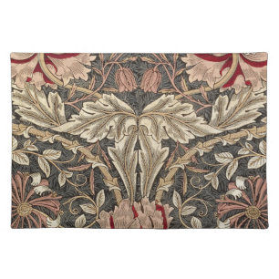 William Morris Honeysuckle Vintage Pattern Placemat