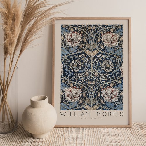 William Morris Honeysuckle Wall Art Print