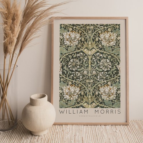 William Morris Honeysuckle Wall Art Print