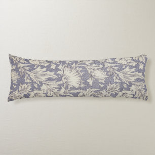 William Morris Horn Poppy Classic Floral Body Pillow