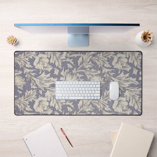 William Morris Horn Poppy Classic Floral Desk Mat (Office 1)