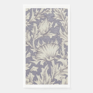 William Morris Horn Poppy Classic Floral Paper Guest Towels