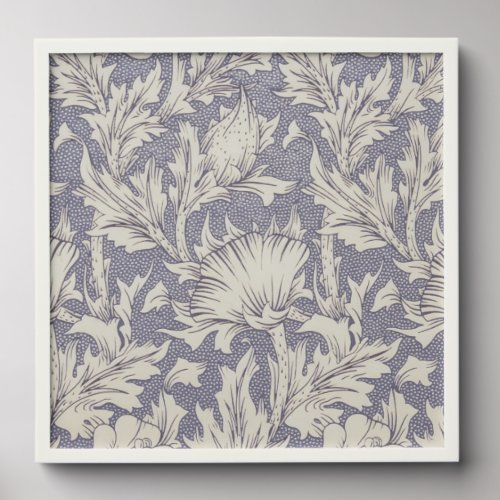 William Morris Horn Poppy Classic Floral Peel And Stick Photo Tile