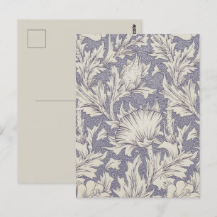 William Morris Horn Poppy Classic Floral Postcard