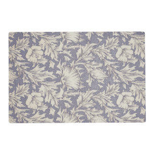 William Morris Horn Poppy Wallpaper Print: Vintage Placemat