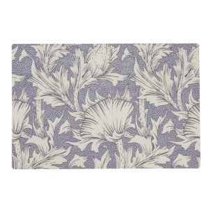 William Morris Horn Poppy Wallpaper Print: Vintage Placemat