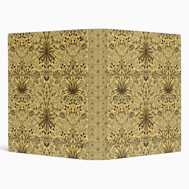 William Morris "Hyacinth" 3 3 Ring Binder (Background)
