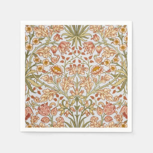William Morris Hyacinth Floral Botanical Art Napkins
