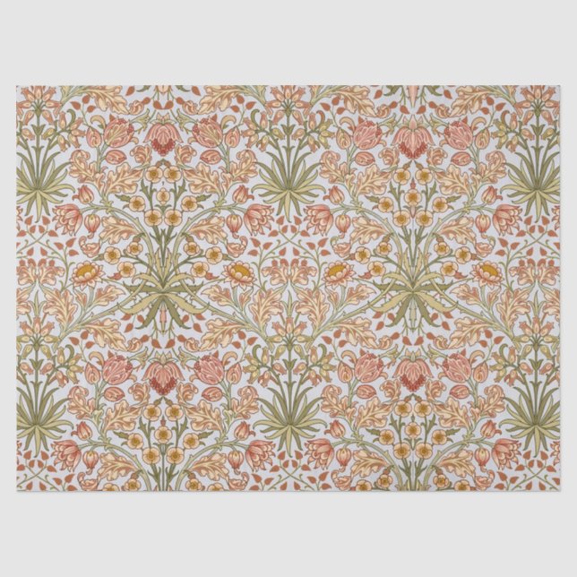William Morris Hyacinth Floral Botanical Art Tissue Paper (Front)