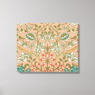 William Morris Hyacinth Flower Rose Art Canvas Print