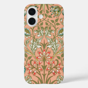 William Morris Hyacinth Flower Rose Art iPhone 16 Case