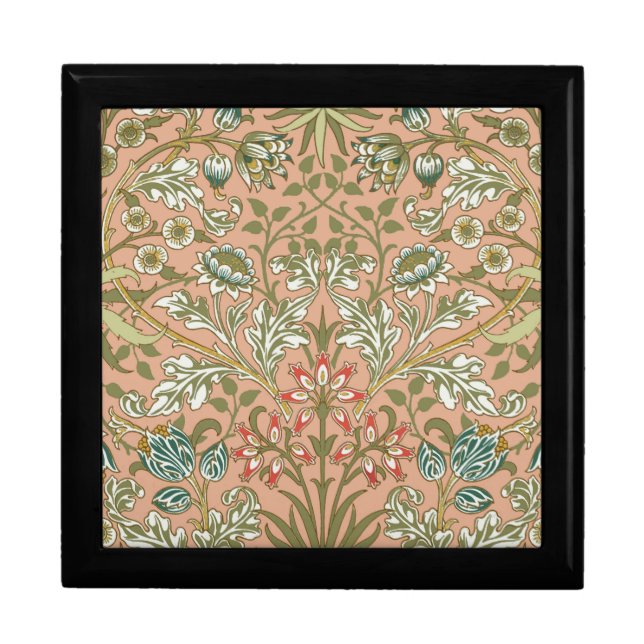 William Morris Hyacinth Flower Rose Art Gift Box (Front)