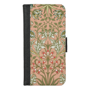 William Morris Hyacinth Flower Rose Art iPhone 8/7 Wallet Case