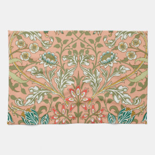 William Morris Hyacinth Flower Rose Art Kitchen Towel