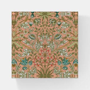 William Morris Hyacinth Flower Rose Art Paperweight