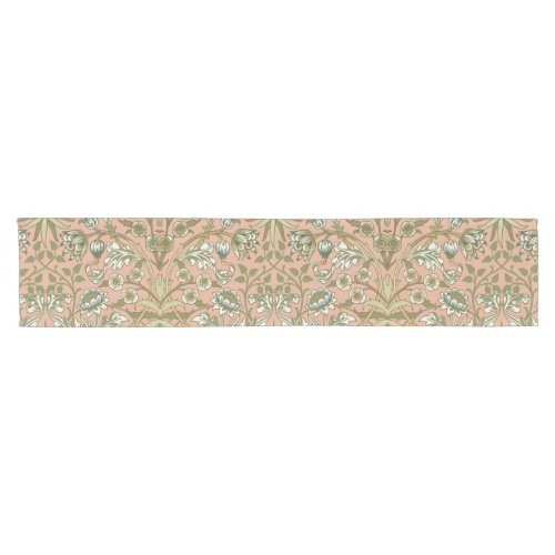 William Morris Hyacinth Flower Rose Art Short Table Runner