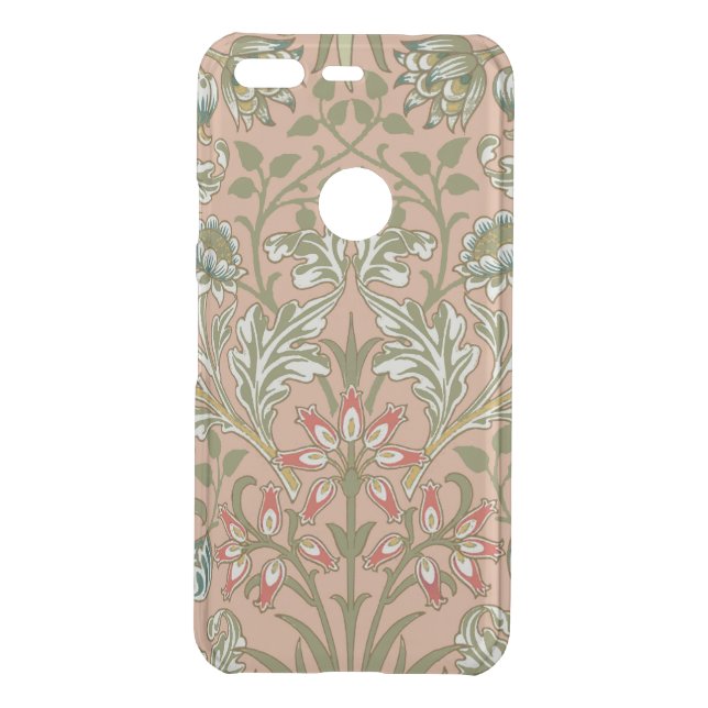 William Morris Hyacinth Flower Rose Art Uncommon Google Pixel Case (Back)