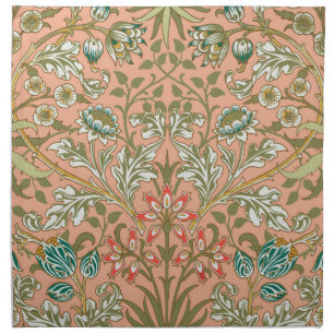 William Morris Hyacinth Pattern Dusty Rose Cloth Napkin