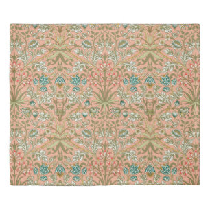 William Morris Hyacinth Pattern Dusty Rose Duvet Cover