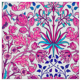 William Morris Hyacinth Print, Fuchsia Pink Fabric