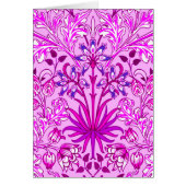 William Morris Hyacinth Print, Lavender and Violet (Front)