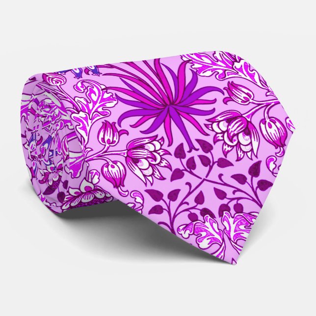 William Morris Hyacinth Print, Lavender and Violet Tie (Rolled)