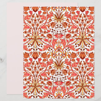 William Morris Hyacinth Print, Orange and Beige
