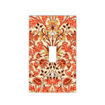 William Morris Hyacinth Print, Orange And Rust Light Switch Cover at Zazzle