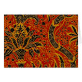 William Morris India Red Floral (Front Horizontal)