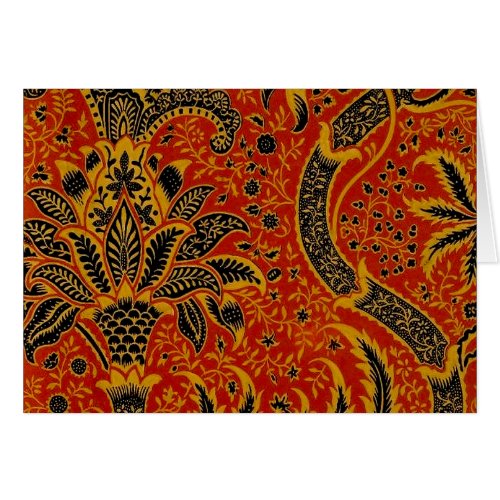 William Morris India Red Floral