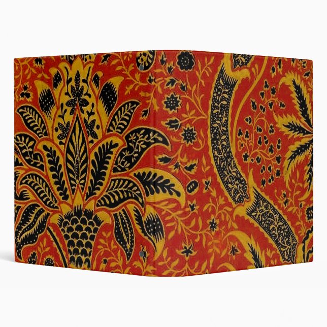 William Morris India Red Floral Binder (Background)