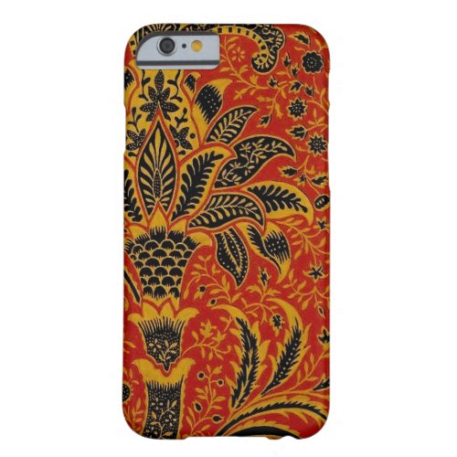 William Morris India Red Floral Barely There iPhone 6 Case