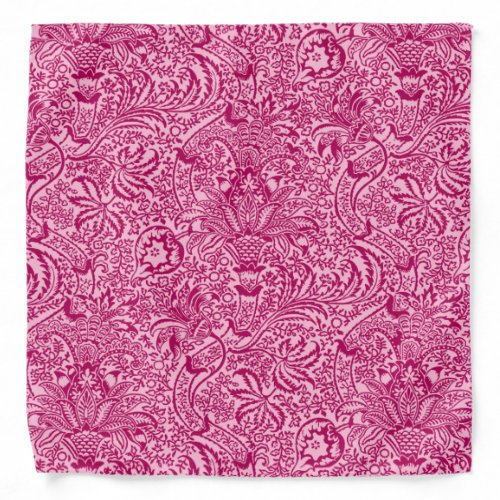 William Morris Indian Deep Fuchsia Pink Bandana